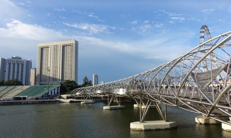 Jembatan Helix yang Unik