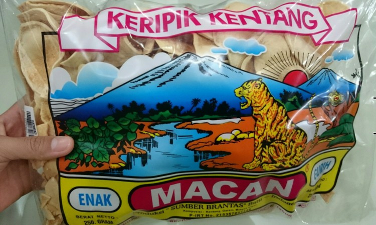 Keripik Kentang (Gadung) Macan