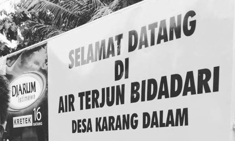 Alamat Air Terjun Bidadari